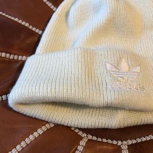 Adidas White Beanie